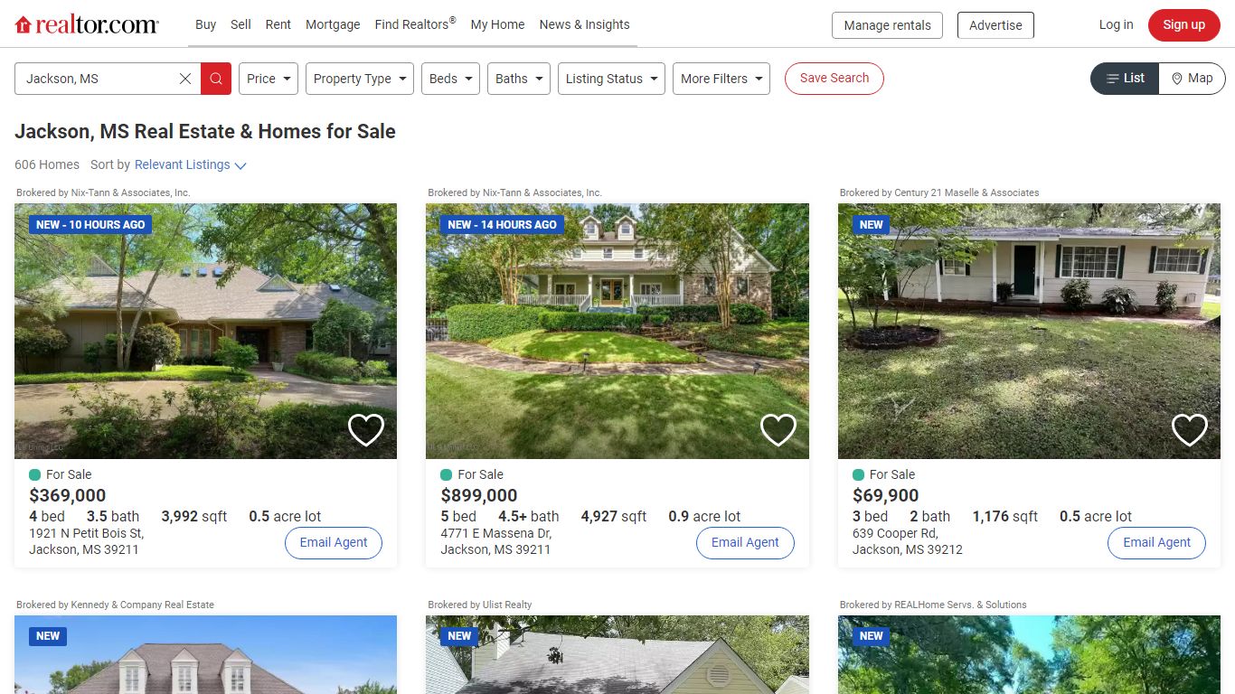 Jackson, MS Real Estate & Homes for Sale - realtor.com®