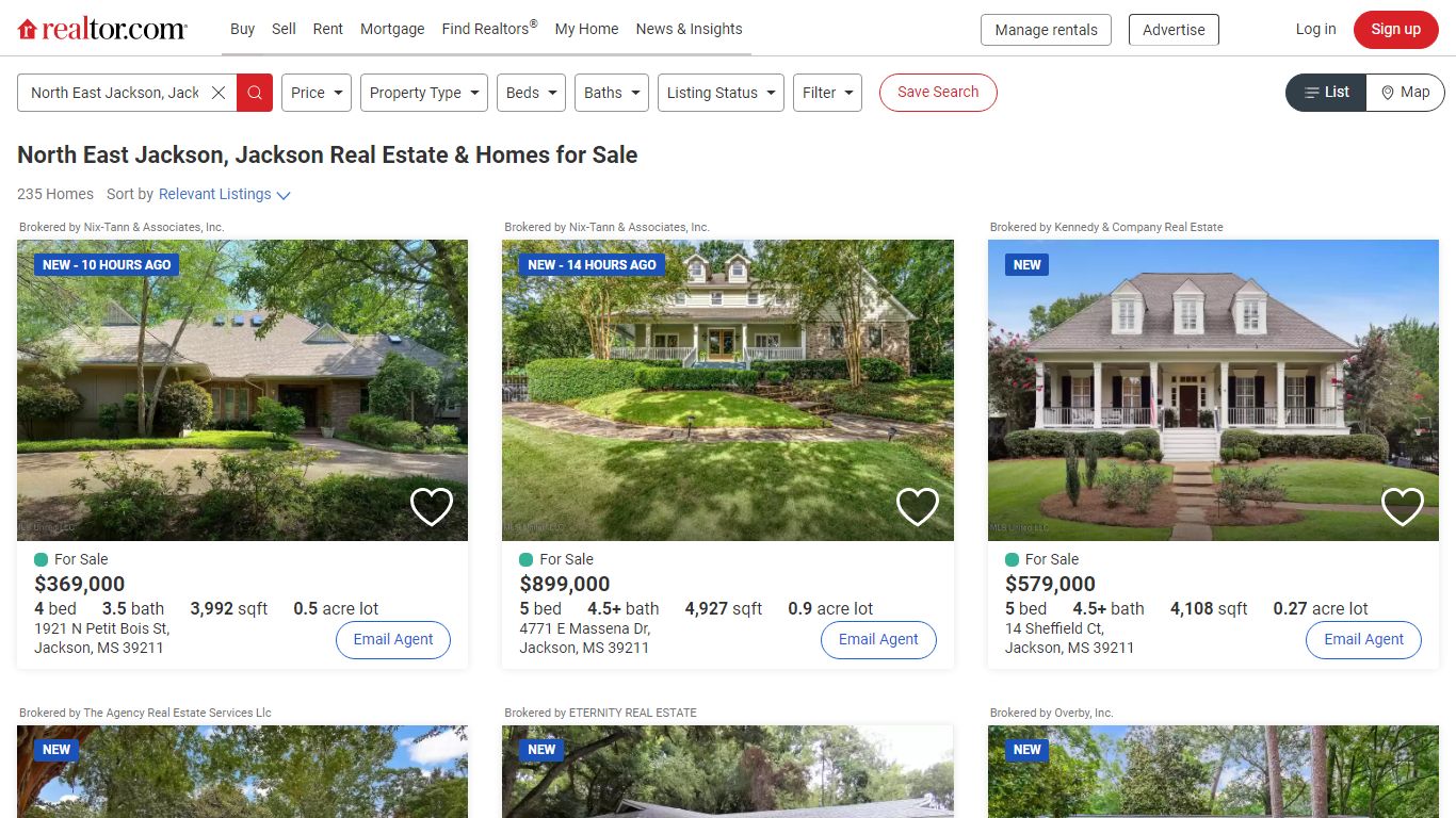 North East Jackson, Jackson Real Estate & Homes for Sale